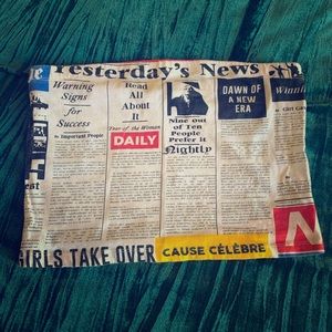 Read All About It Crop Top